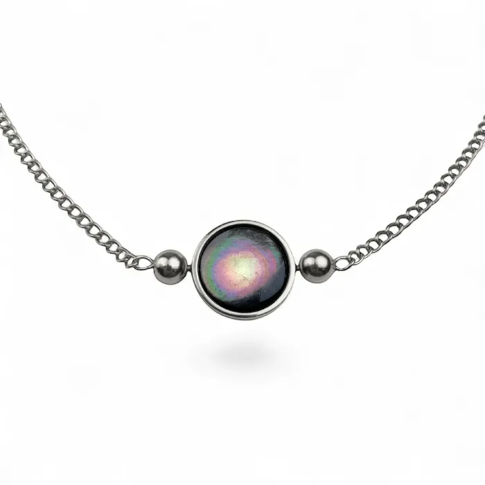CONQUERing Necklaces Crystal AuraDel Link Necklace