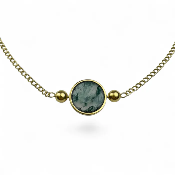 CONQUERing Necklaces Crystal AuraDel Link Necklace
