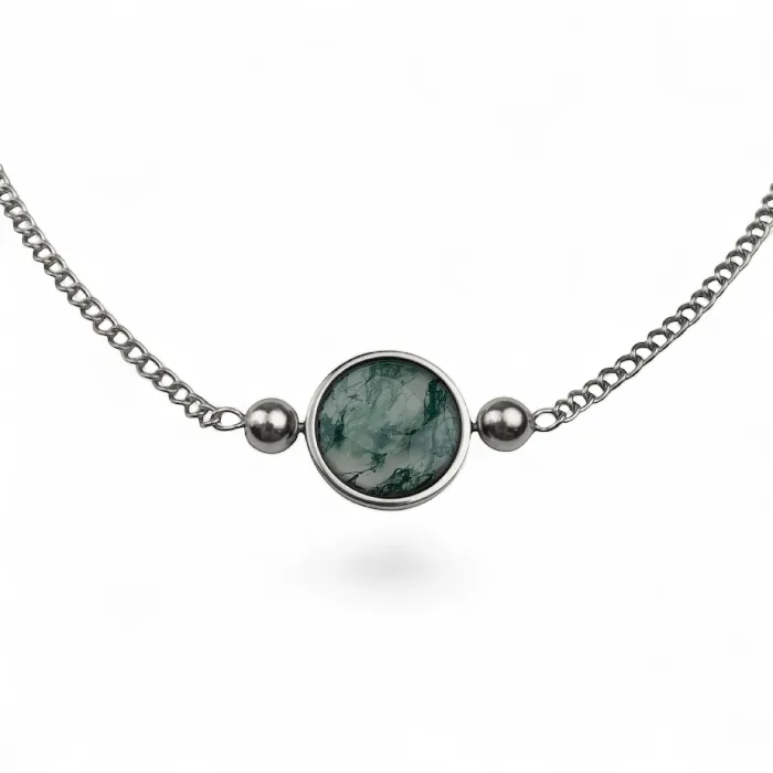 CONQUERing Necklaces Crystal AuraDel Link Necklace