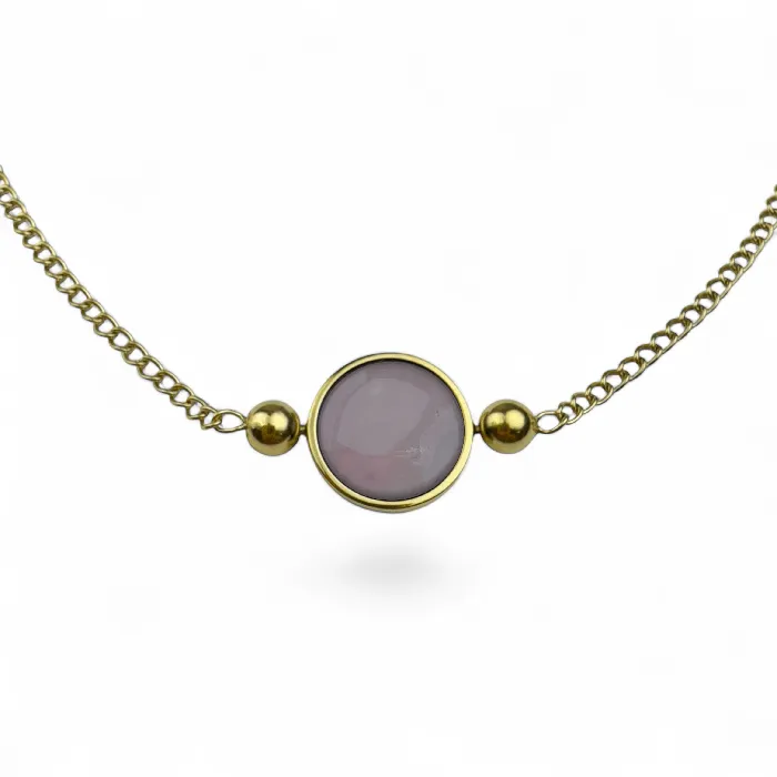 CONQUERing Necklaces Crystal AuraDel Link Necklace