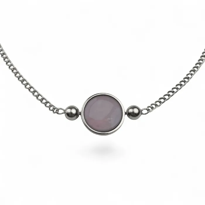 CONQUERing Necklaces Crystal AuraDel Link Necklace