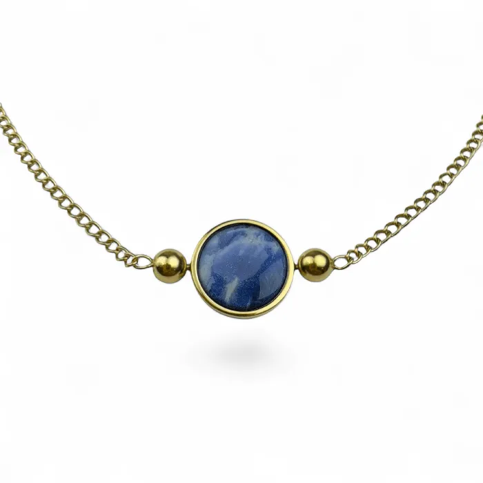 CONQUERing Necklaces Crystal AuraDel Link Necklace