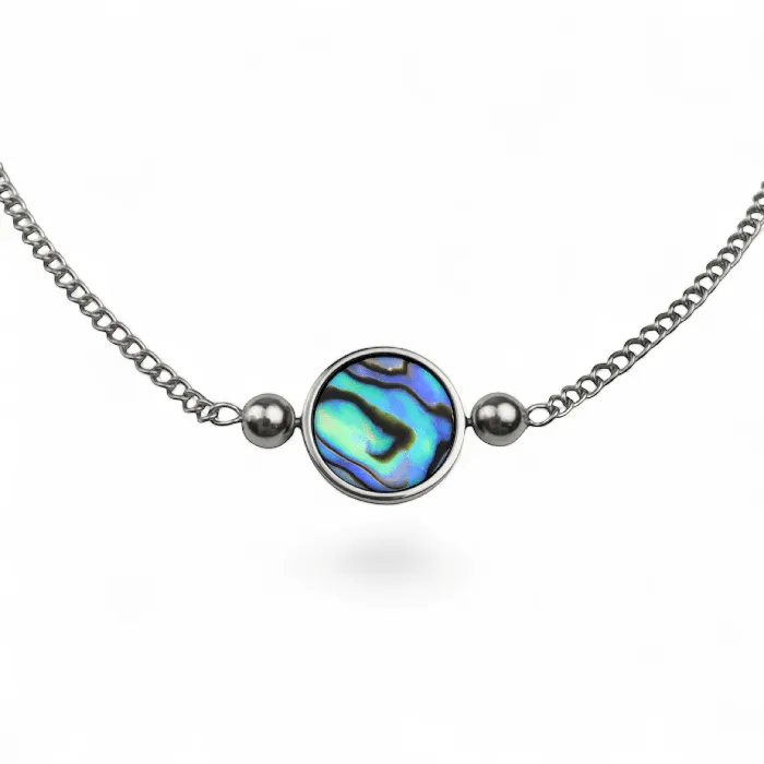 CONQUERing Necklaces Crystal AuraDel Link Necklace