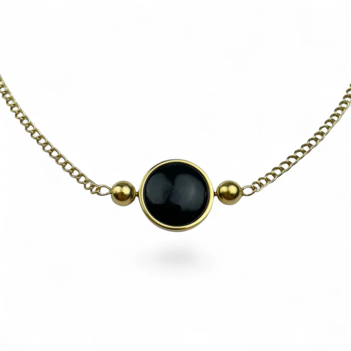 CONQUERing Necklaces Crystal AuraDel Link Necklace