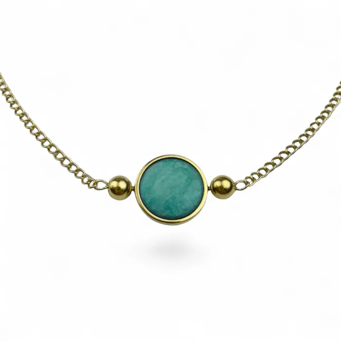 CONQUERing Necklaces Crystal AuraDel Link Necklace