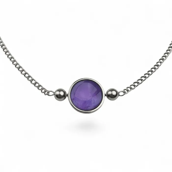 CONQUERing Necklaces Crystal AuraDel Link Necklace