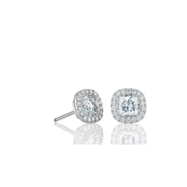 Cushion Round Cut 240 Carats Natural Earth Mined Diamonds Stud Earrings White Gold 14K GB Earrings Cushion Round Cut 240 Carats Natural Earth Mined Diamonds Stud Earrings White Gold 14K GB Earrings