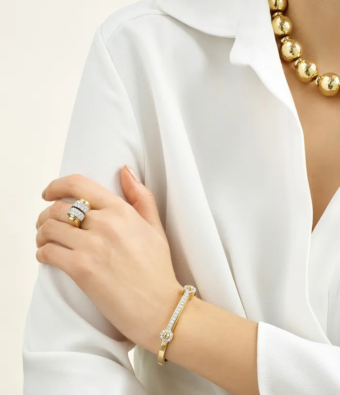 David Webb Workshop Rings Twin Arches Ring David Webb Workshop Rings Twin Arches Ring