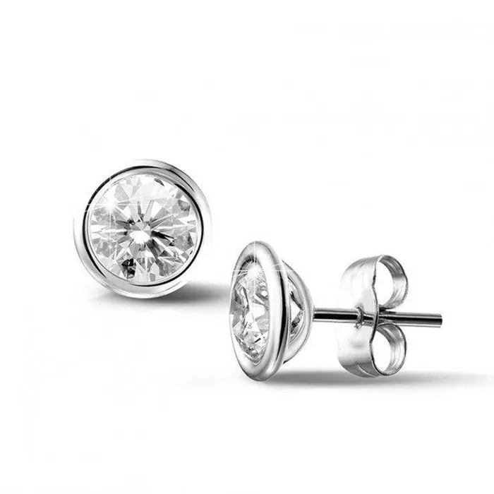 Earrings GB Gorgeous Round Brilliant Cut 380 Ct Natural Earth Mined Diamonds Studs Earring White Gold Earrings GB Gorgeous Round Brilliant Cut 380 Ct Natural Earth Mined Diamonds Studs Earring White Gold