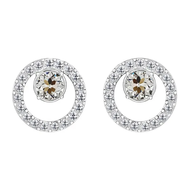 Earrings HarryChadEntcom Old Miner Natural Diamond Studs Circle Earrings 3 Carats Gold Earrings HarryChadEntcom Old Miner Natural Diamond Studs Circle Earrings 3 Carats Gold
