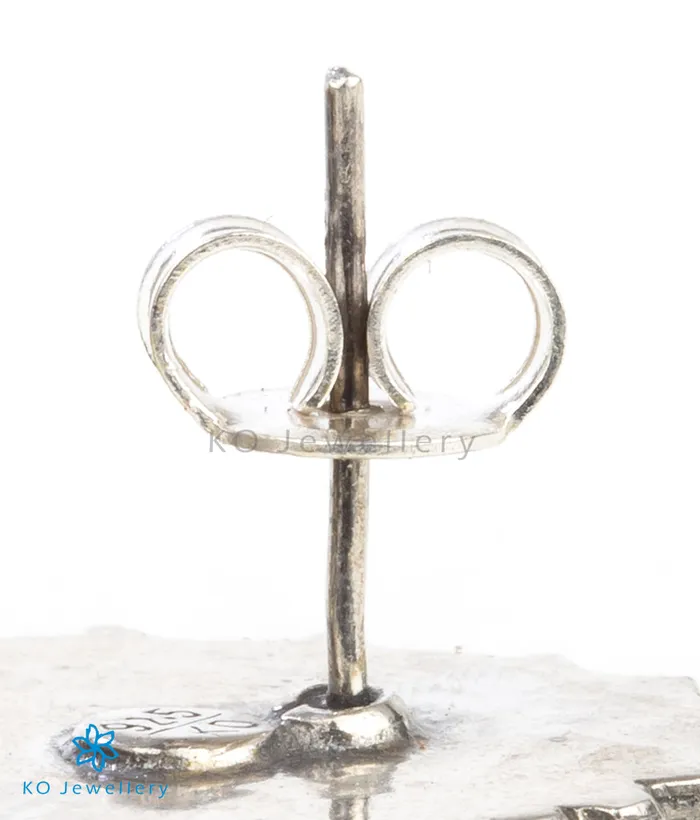 Earrings Silversmith The Samatva Silver EarringsCoral