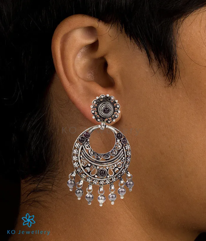 Earrings The Silver Chand Bali EarringsOxidised Silversmith