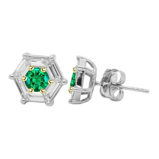 Earrings Unique Baguette Diamond Halo Studs Green Emerald Earrings Jewelry HarryChadEntcom Earrings Unique Baguette Diamond Halo Studs Green Emerald Earrings Jewelry HarryChadEntcom