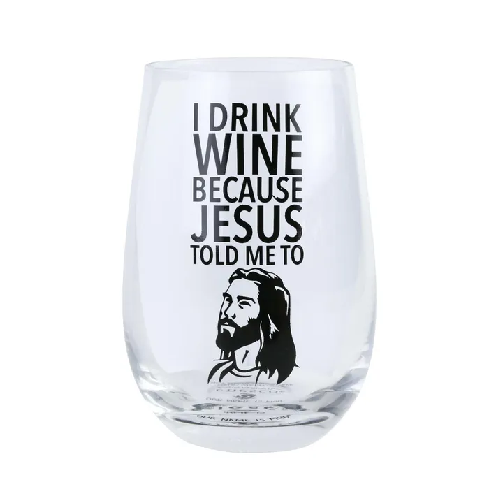 Enesco Necklaces Enesco Our Name Is Mud Jesus Wine Glass