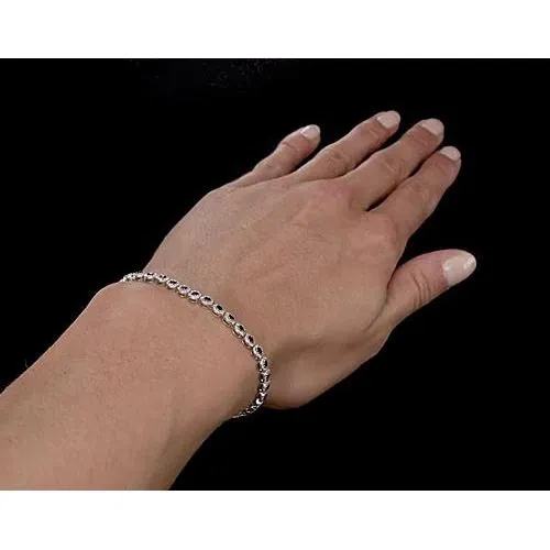 GB Bracelets Ceylon Sapphire Tennis Bracelet Women Jewelry New