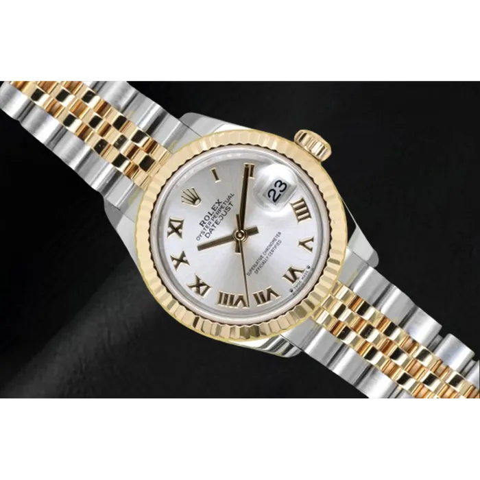 GB Bracelets Midsize Datejust 31Mm Rolex Watch Ss Gold Jubilee Bracelet