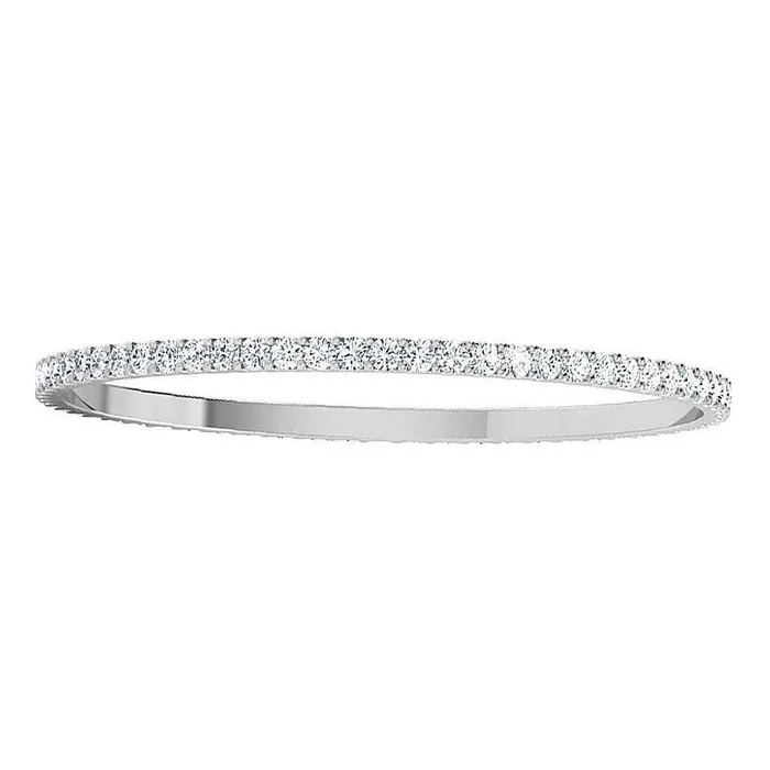 GB Bracelets Round Natural Earth Mined Diamond Tennis Bangle 620 Ct White Gold 14K GB Bracelets Round Natural Earth Mined Diamond Tennis Bangle 620 Ct White Gold 14K