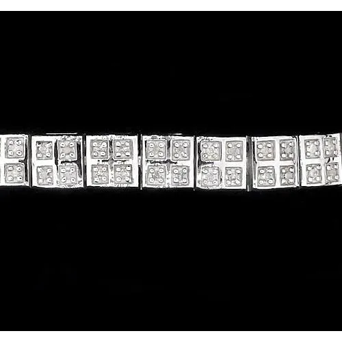 GB Ladies Natural Earth Mined Diamond Tennis Bracelet 8 Carats White Gold 14K Bracelets GB Ladies Natural Earth Mined Diamond Tennis Bracelet 8 Carats White Gold 14K Bracelets