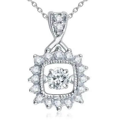 GB Necklaces Sparkling Round Cut Natural Earth Mined Diamond Pendant Necklace 30 Carat White Gold 14K GB Necklaces Sparkling Round Cut Natural Earth Mined Diamond Pendant Necklace 30 Carat White Gold 14K