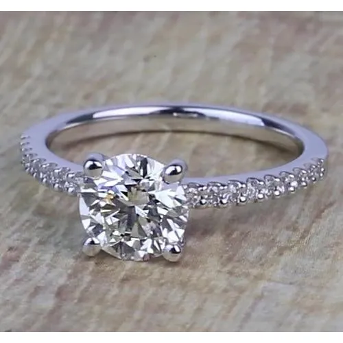 GB Rings 150 Carats Round Natural Earth Mined Diamonds Engagement Ring GB Rings 150 Carats Round Natural Earth Mined Diamonds Engagement Ring