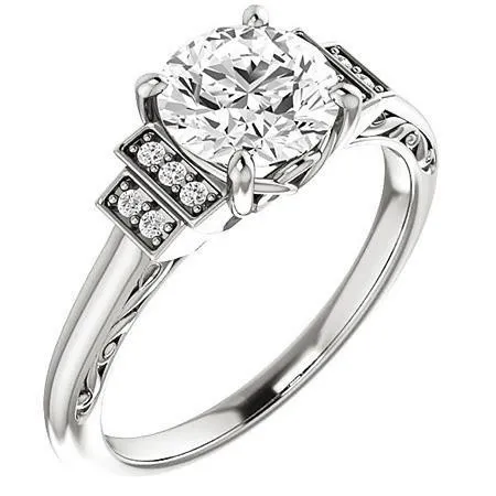 GB Rings 240 Ct Gorgeous Natural Earth Mined Diamonds Wedding Ring With Accent White Gold