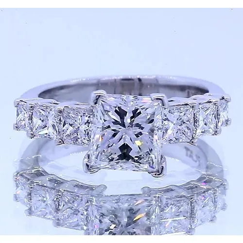 GB Rings 250 Carats Princess Cut Natural Earth Mined Diamond Engagement Ring Jewelry New GB Rings 250 Carats Princess Cut Natural Earth Mined Diamond Engagement Ring Jewelry New