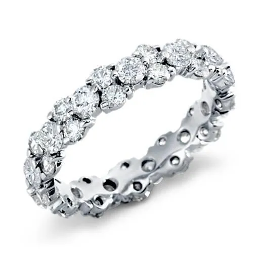 GB Rings 325 Carats Round Real Natural Earth Mined Diamond Wedding Band Jewelry White Gold 14K GB Rings 325 Carats Round Real Natural Earth Mined Diamond Wedding Band Jewelry White Gold 14K