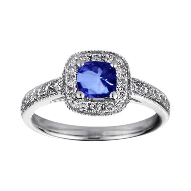 GB Rings Cushion Sri Lanka Blue Sapphire Natural Earth Mined Diamond 125 Ct Ring White Gold 14K GB Rings Cushion Sri Lanka Blue Sapphire Natural Earth Mined Diamond 125 Ct Ring White Gold 14K