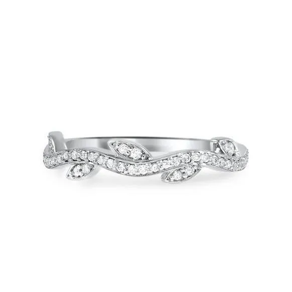 GB Rings F Vvs1 2 Ct Round Cut Natural Earth Mined Diamond Wedding Band 14K White Gold GB Rings F Vvs1 2 Ct Round Cut Natural Earth Mined Diamond Wedding Band 14K White Gold