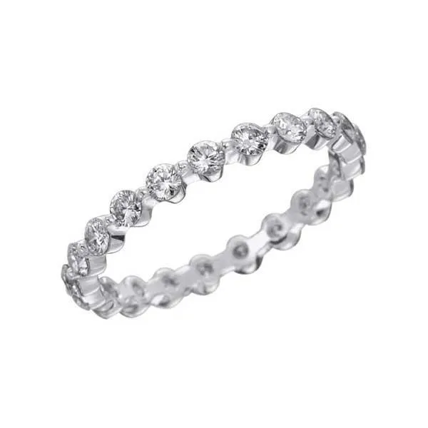 GB Rings Round Natural Earth Mined Diamond Engagement Band Fine Jewelry 105 Ct 14K White Gold GB Rings Round Natural Earth Mined Diamond Engagement Band Fine Jewelry 105 Ct 14K White Gold