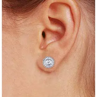 Halo Round Natural Earth Mined Diamond Stud Earring 250 Carats White Gold 14K F Vs1 Vvs1 GB Earrings Halo Round Natural Earth Mined Diamond Stud Earring 250 Carats White Gold 14K F Vs1 Vvs1 GB Earrings