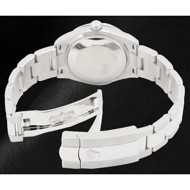 HarryChadEntcom Datejust Rolex Silver Luminous Dial Stainless Steel Womens Watch Bracelets