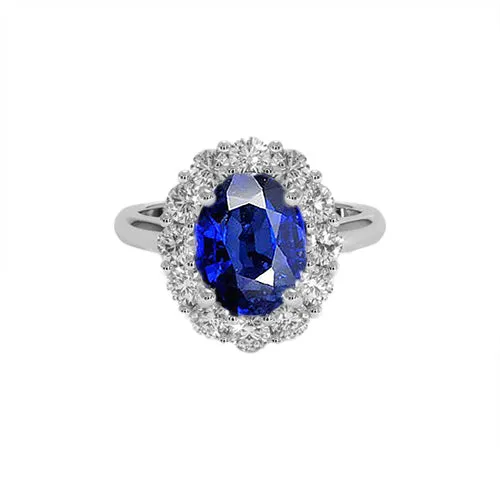 HarryChadEntcom Rings Blue Sapphire Natural Earth Mined Diamond Engagement Ring Oval Ceylon Gemstone 925 Carats HarryChadEntcom Rings Blue Sapphire Natural Earth Mined Diamond Engagement Ring Oval Ceylon Gemstone 925 Carats