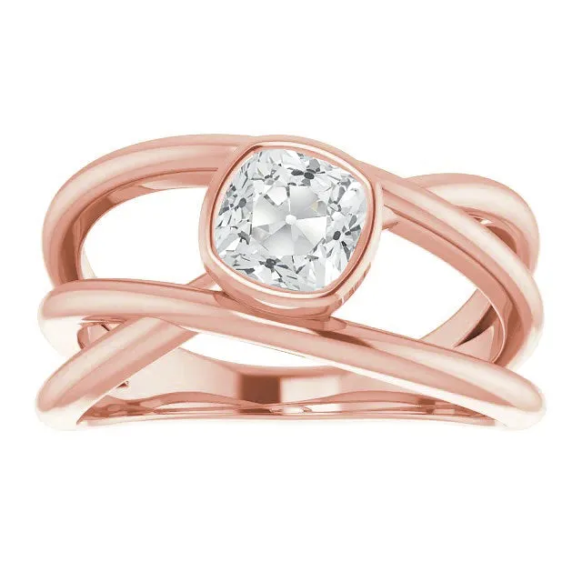 HarryChadEntcom Rings Cushion Old Miner Natural Earth Mined Diamond Solitaire Ring Bezel Set Gold 250 Carats HarryChadEntcom Rings Cushion Old Miner Natural Earth Mined Diamond Solitaire Ring Bezel Set Gold 250 Carats