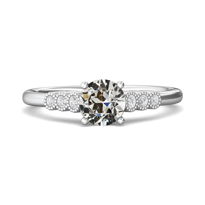 HarryChadEntcom Rings Round Old Mine Cut Genuine Natural Earth Mined Diamond Ring Prong Bezel Set Jewelry 250 Carats HarryChadEntcom Rings Round Old Mine Cut Genuine Natural Earth Mined Diamond Ring Prong Bezel Set Jewelry 250 Carats