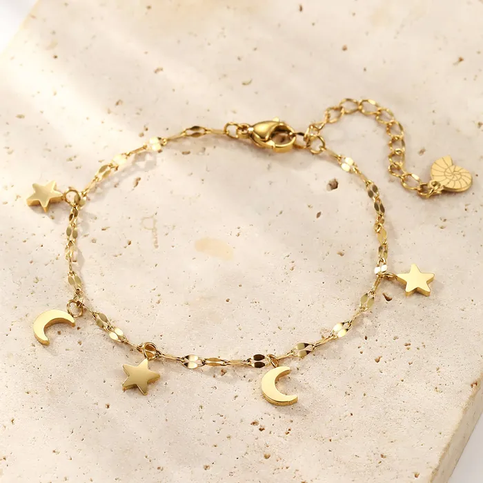 Hey Happiness Bracelets Star and Moon Bracelet Hey Happiness Bracelets Star and Moon Bracelet