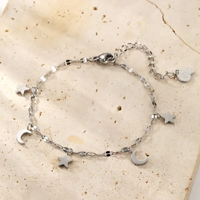 Hey Happiness Bracelets Star and Moon Bracelet Hey Happiness Bracelets Star and Moon Bracelet