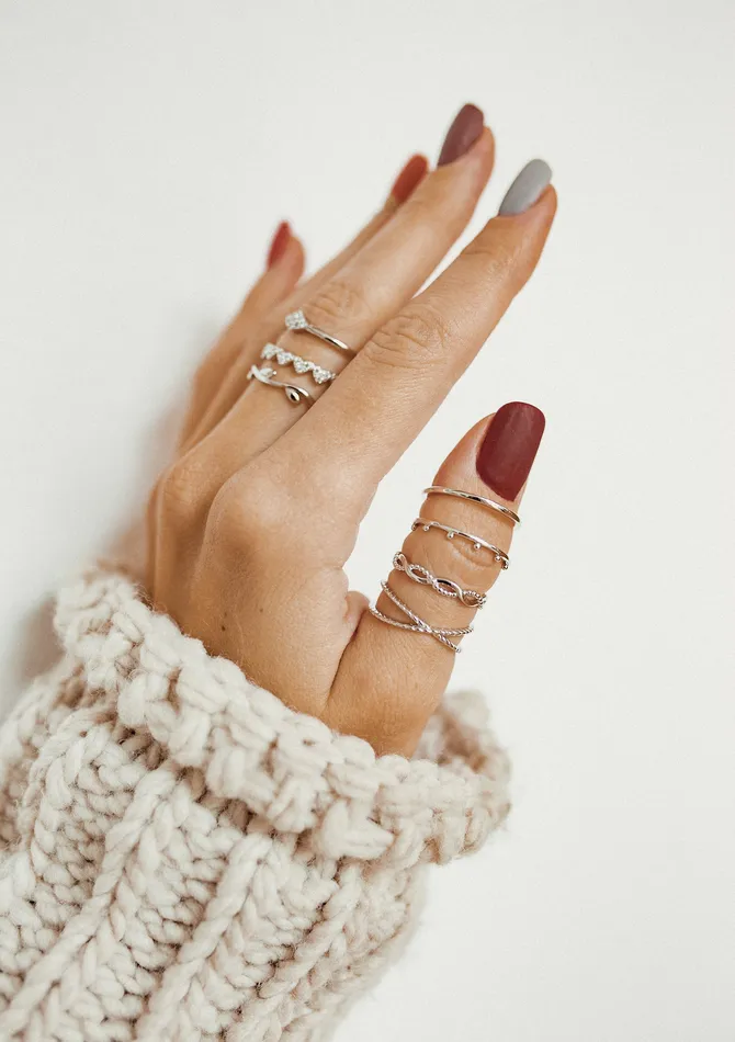 Hey Happiness Rings Meridian Ring Sterling Silver Hey Happiness Rings Meridian Ring Sterling Silver