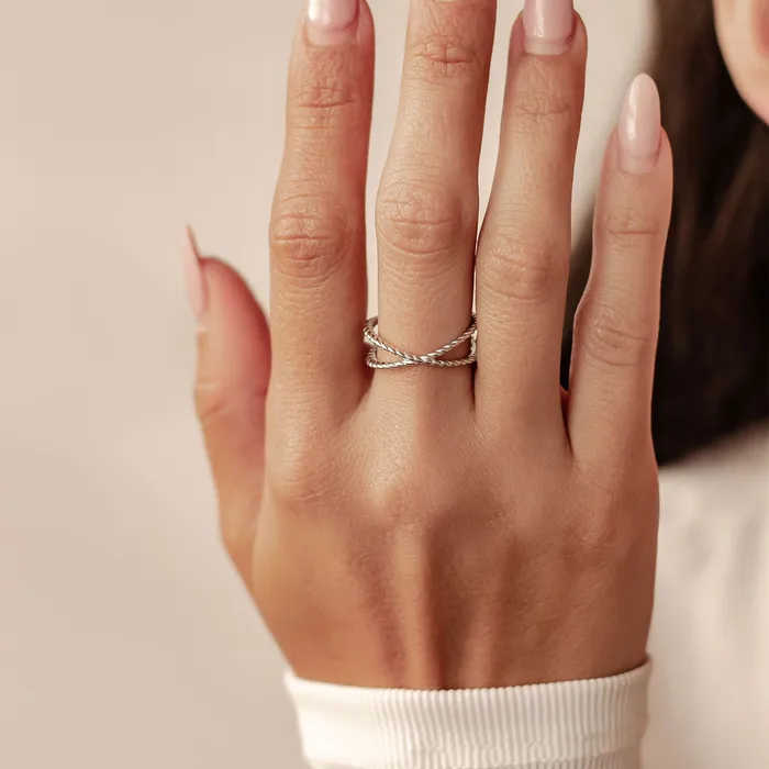 Hey Happiness Rings Meridian Ring Sterling Silver Hey Happiness Rings Meridian Ring Sterling Silver