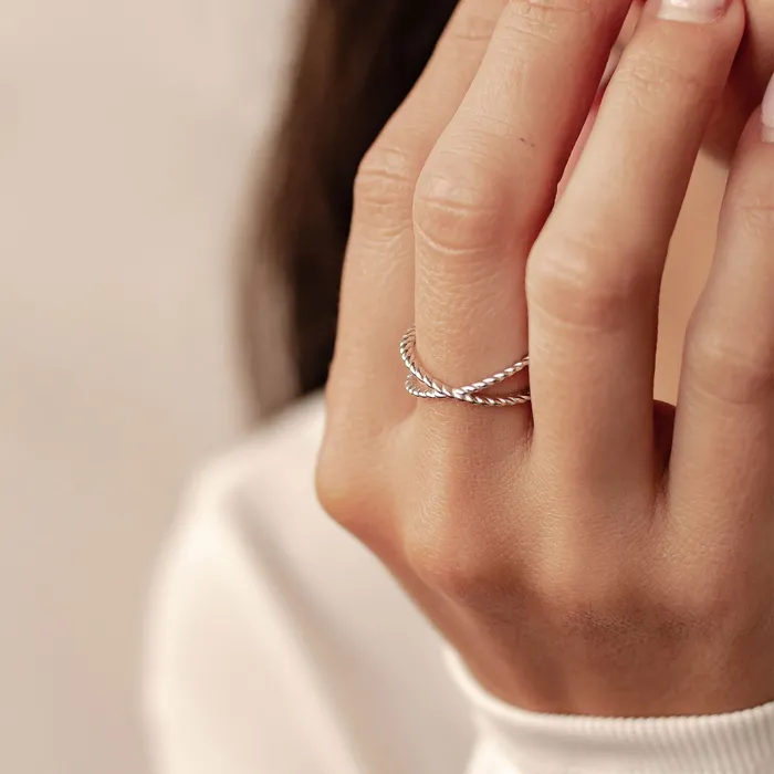 Hey Happiness Rings Meridian Ring Sterling Silver Hey Happiness Rings Meridian Ring Sterling Silver