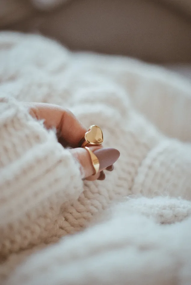 Hey Happiness Rings Pretty Ring Gold Hey Happiness Rings Pretty Ring Gold