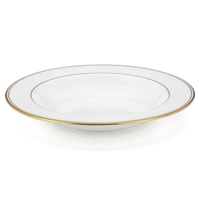Lenox Federal Gold Dinnerware PastaRim Soup Bowl 9 Lenox PreStyled Sets
