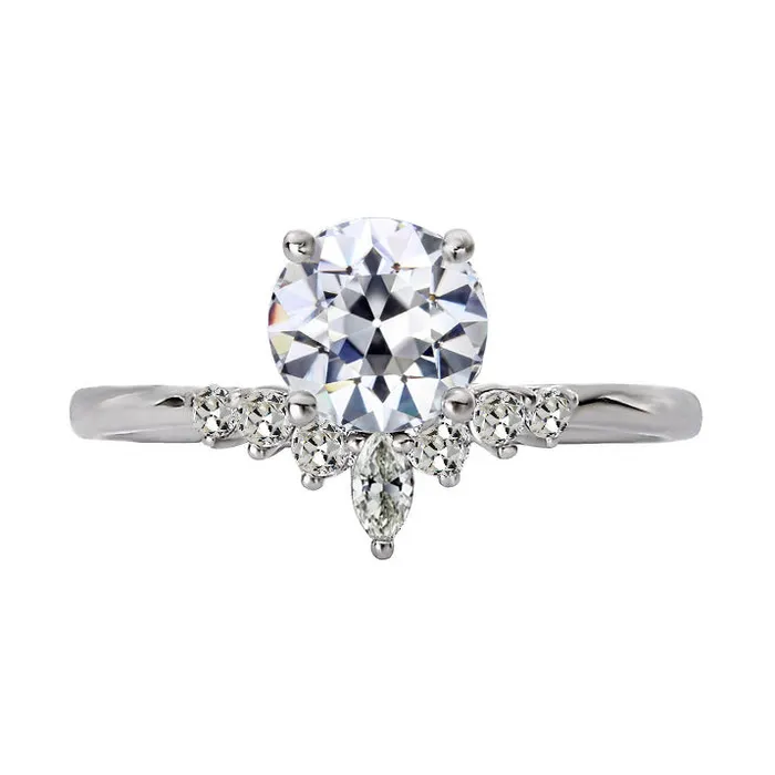 Marquise Round Old Miner Natural Earth Mined Diamond Ring Crown Style 350 Carats HarryChadEntcom Rings Marquise Round Old Miner Natural Earth Mined Diamond Ring Crown Style 350 Carats HarryChadEntcom Rings