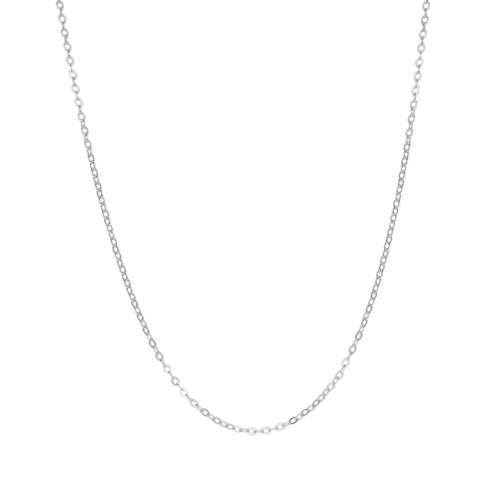 Necklaces Hey Happiness Fine Cable Chain Sterling Silver