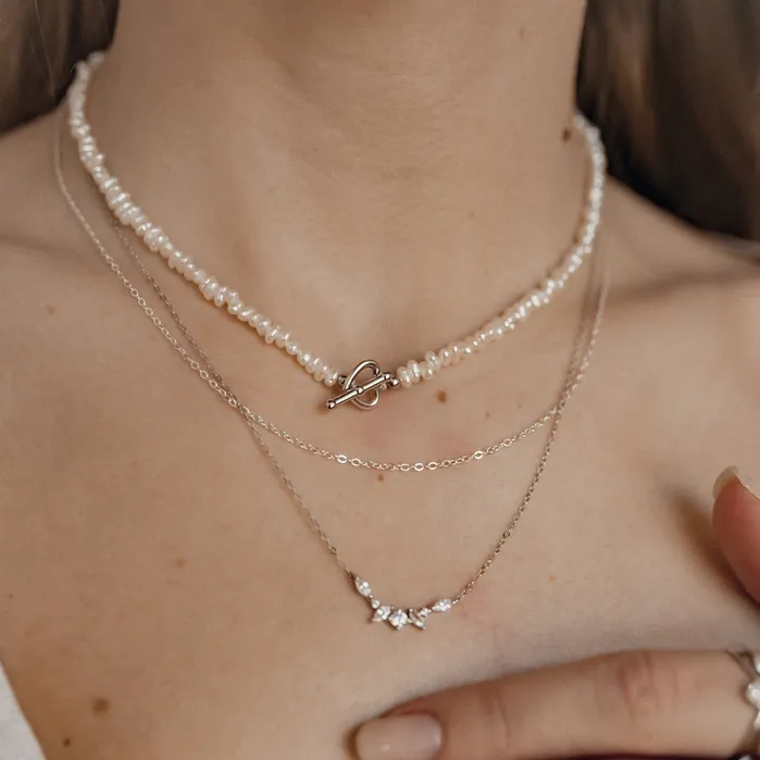 Necklaces Hey Happiness Fine Cable Chain Sterling Silver