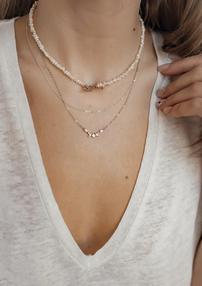 Necklaces Hey Happiness Fine Cable Chain Sterling Silver
