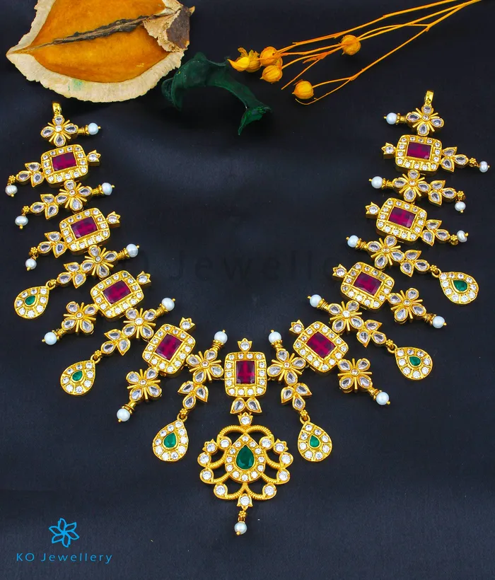 Necklaces Silversmith The Alankrita Silver Necklace