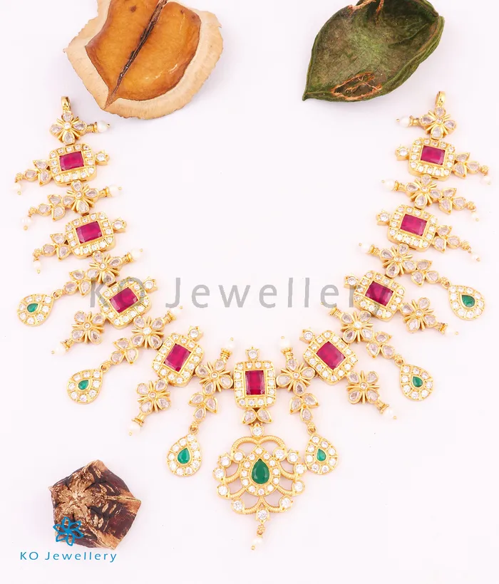 Necklaces Silversmith The Alankrita Silver Necklace