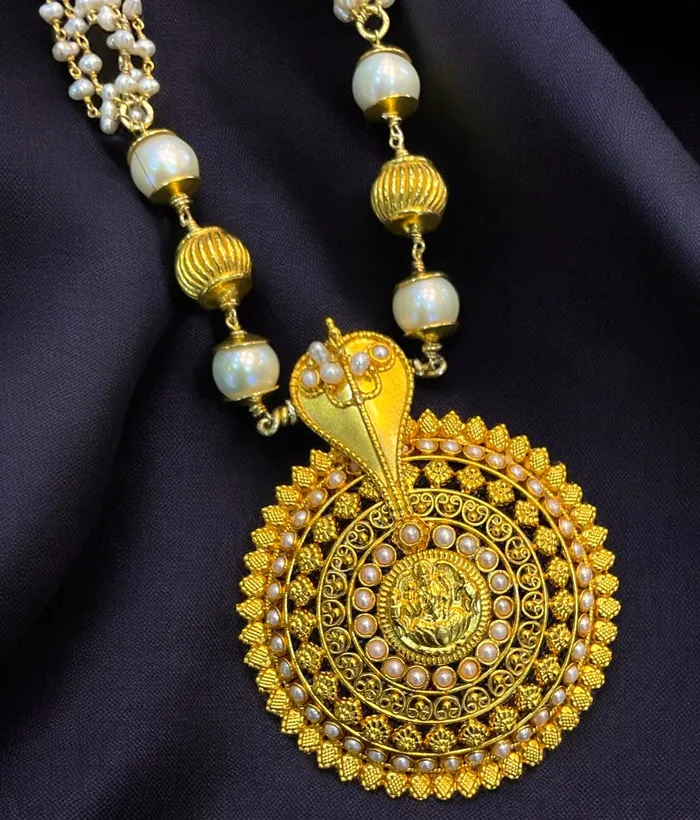 Necklaces Silversmith The Kumud Silver Pearl Pathak Necklace