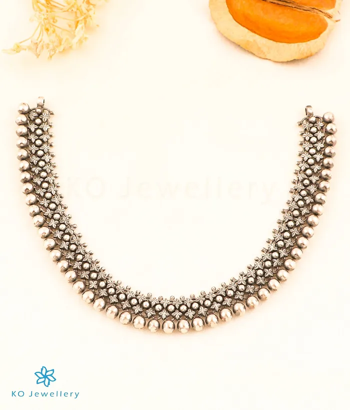 Necklaces Silversmith The Samanvaya Antique Silver Necklace Oxidised